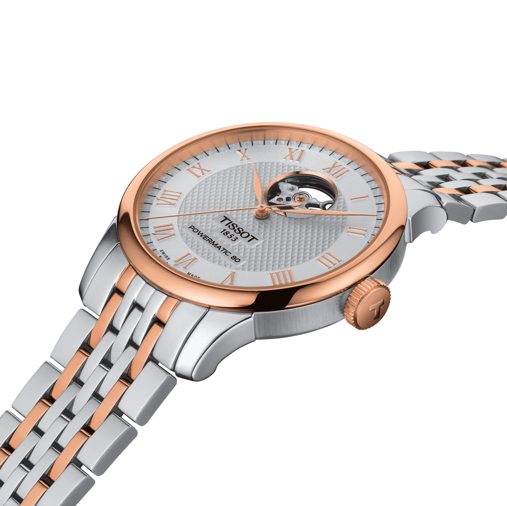 Мужские часы Tissot T006 41 T-Classic Le Locle T006.407.22.033.02, механизм механический с автоподзаводом, циферблат серебристый, браслет нержавеющая сталь — Изображение 5
