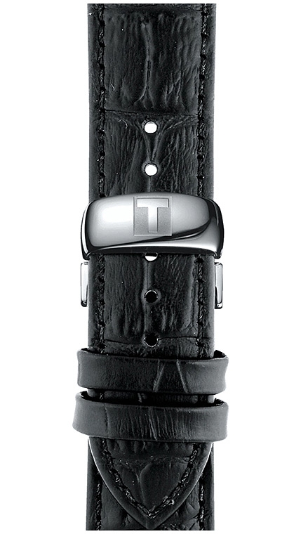 Мужские кварцевый часы Tissot T063 T-Classic Tradition T063.610.16.047.00 синий кожа — Изображение 3