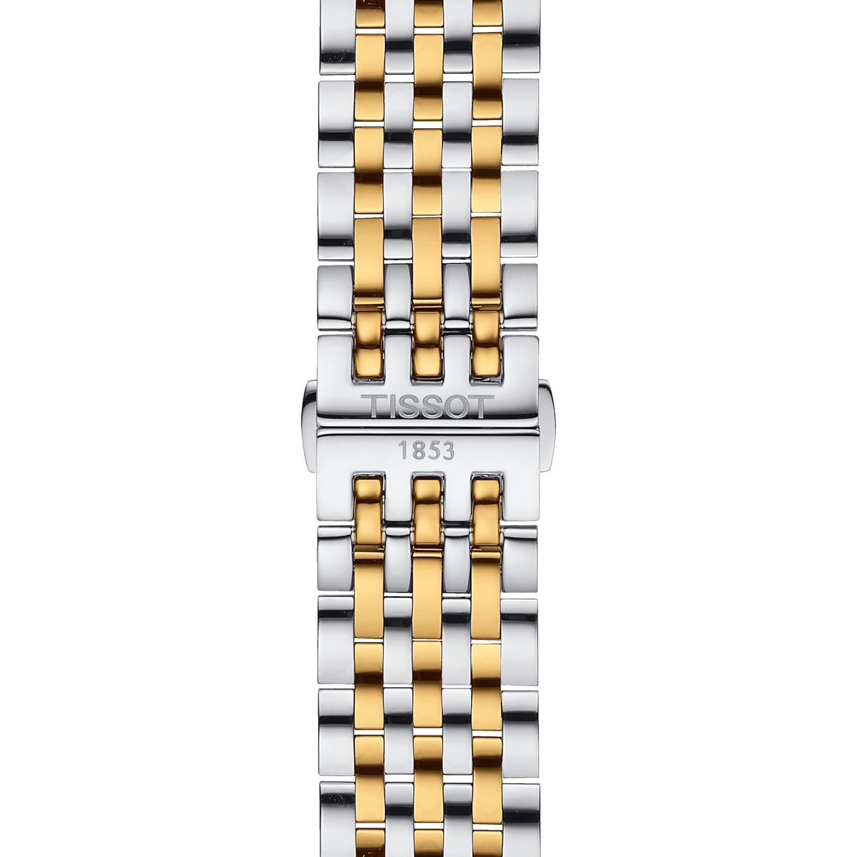 Мужские часы Tissot T063 T-Classic Tradition T063.610.22.037.00, механизм кварцевый, циферблат серебристый, браслет нержавеющая сталь + pvd — Изображение 2