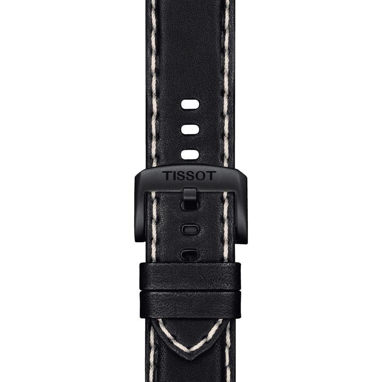Мужские часы Tissot T116 T-Sport Chrono XL T116.617.36.052.02, механизм кварцевый, циферблат черный, браслет кожа — Изображение 4