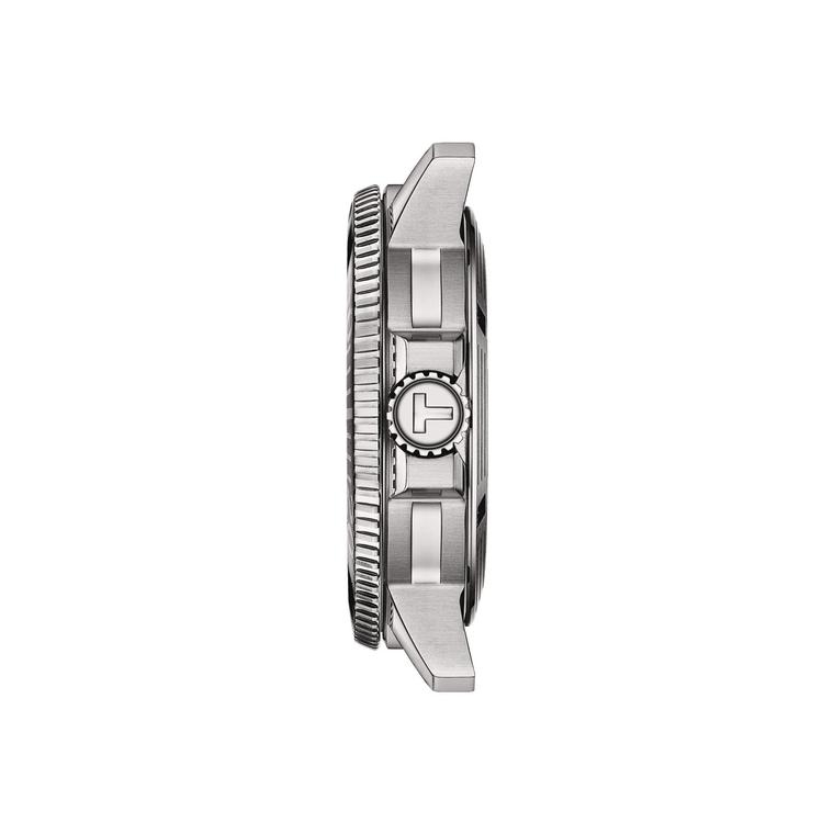 Мужские часы Tissot T066 T-Sport Seastar 1000 T120.407.11.091.01, механизм механический с автоподзаводом, циферблат зеленый, браслет нержавеющая сталь — Изображение 3