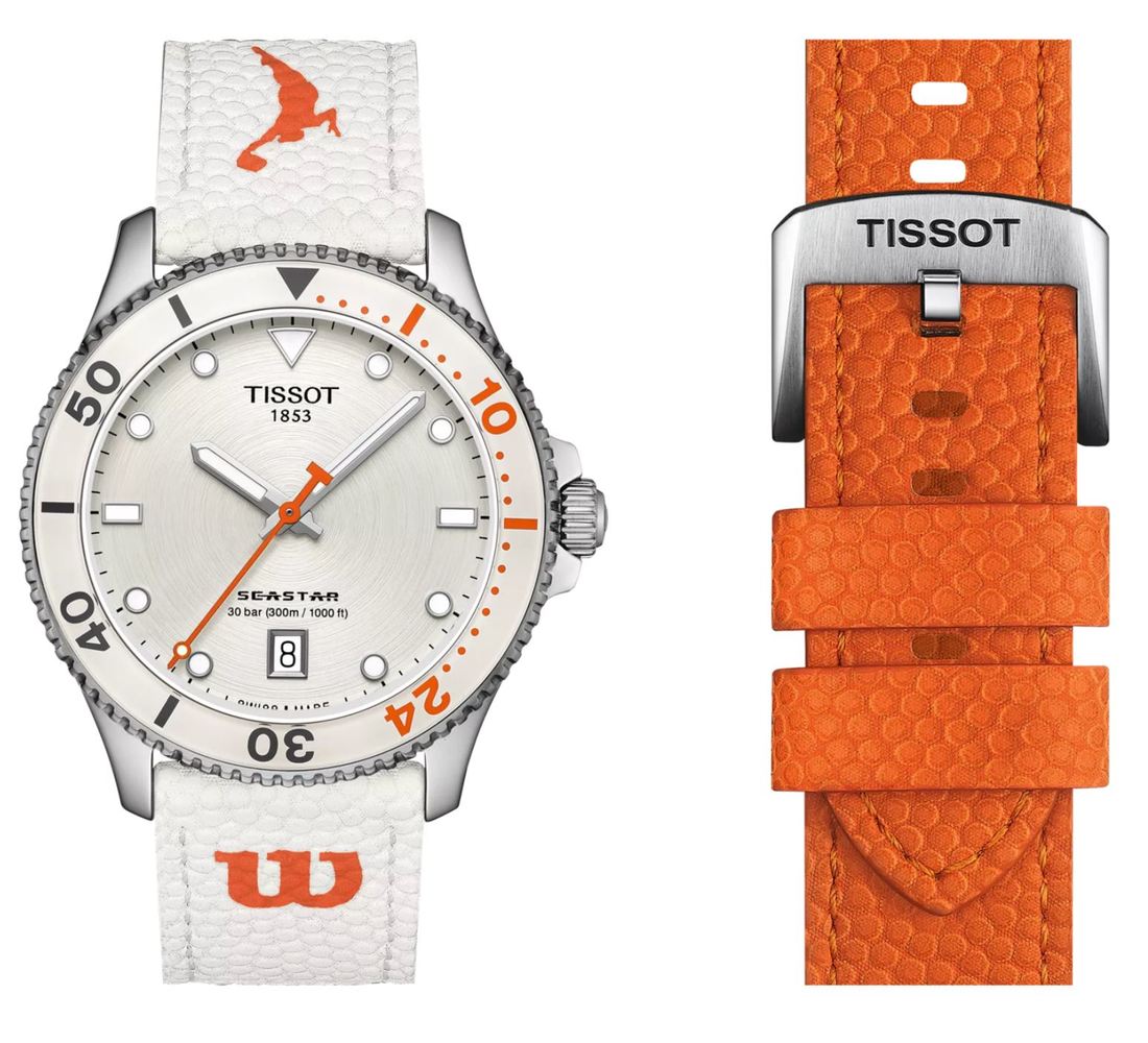 Унисекс часы Tissot T120 T-Sport Seastar 1000   T120.410.17.011.00, механизм кварцевый, циферблат белый, браслет композитный материал — Изображение 2