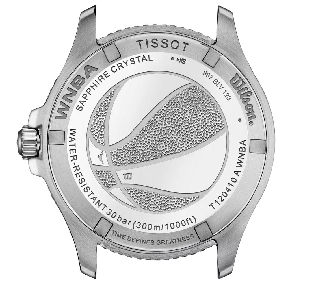 Унисекс часы Tissot T120 T-Sport Seastar 1000   T120.410.17.011.00, механизм кварцевый, циферблат белый, браслет композитный материал — Изображение 4