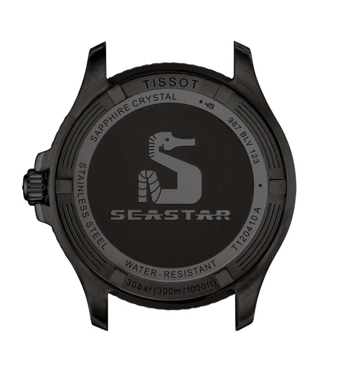 Мужские кварцевый часы Tissot T120 T-Sport Seastar 1000 T120.410.33.421.00 красный нержавеющая сталь + pvd — Изображение 3