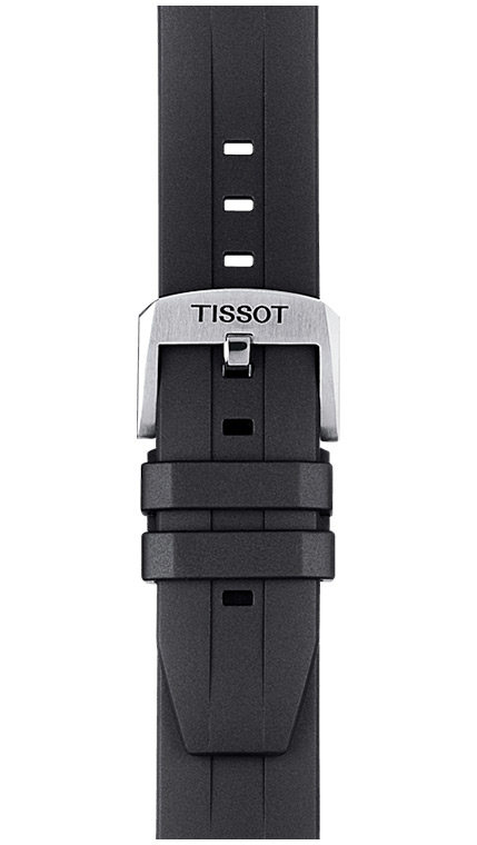 Мужские часы Tissot T066 T-Sport Seastar 1000 T120.417.17.051.00, механизм кварцевый хронограф, циферблат черный, браслет каучук — Изображение 3