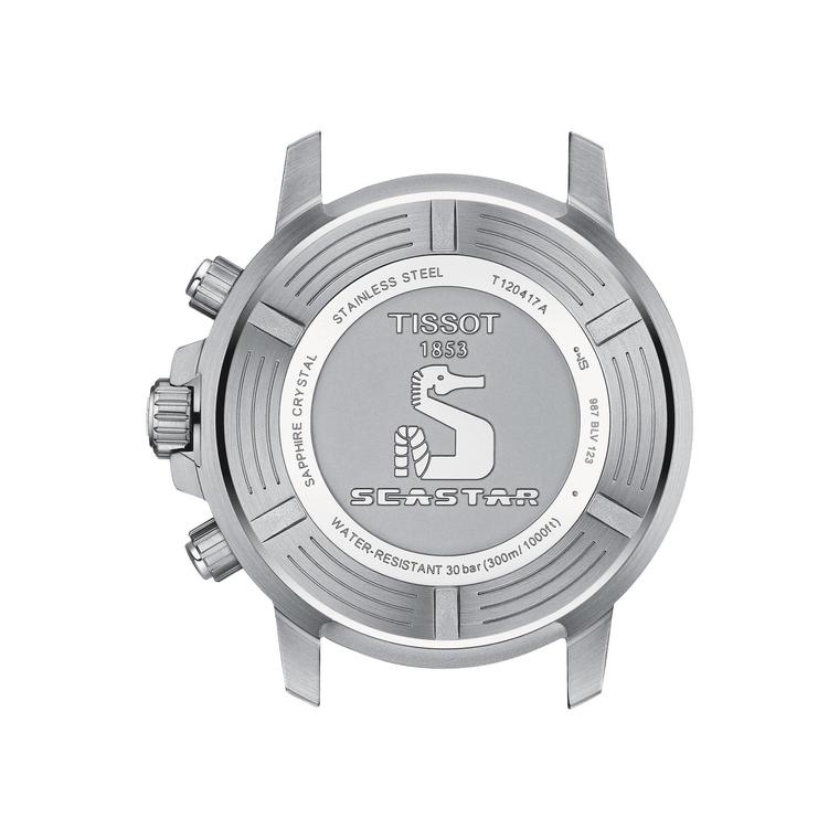 Мужские часы Tissot T066 T-Sport Seastar 1000 T120.417.17.051.02, механизм кварцевый, циферблат черный, браслет каучук — Изображение 2