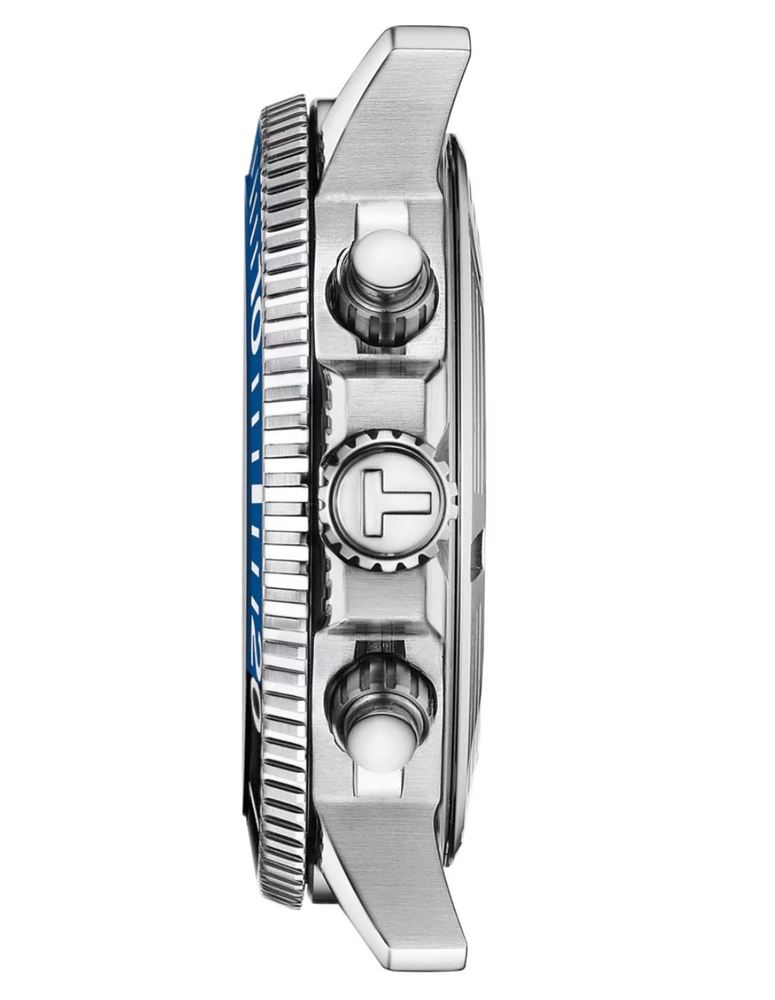 Мужские кварцевый часы Tissot T120 T-Sport Seastar 1000   T120.417.17.051.03 черный текстиль — Изображение 2