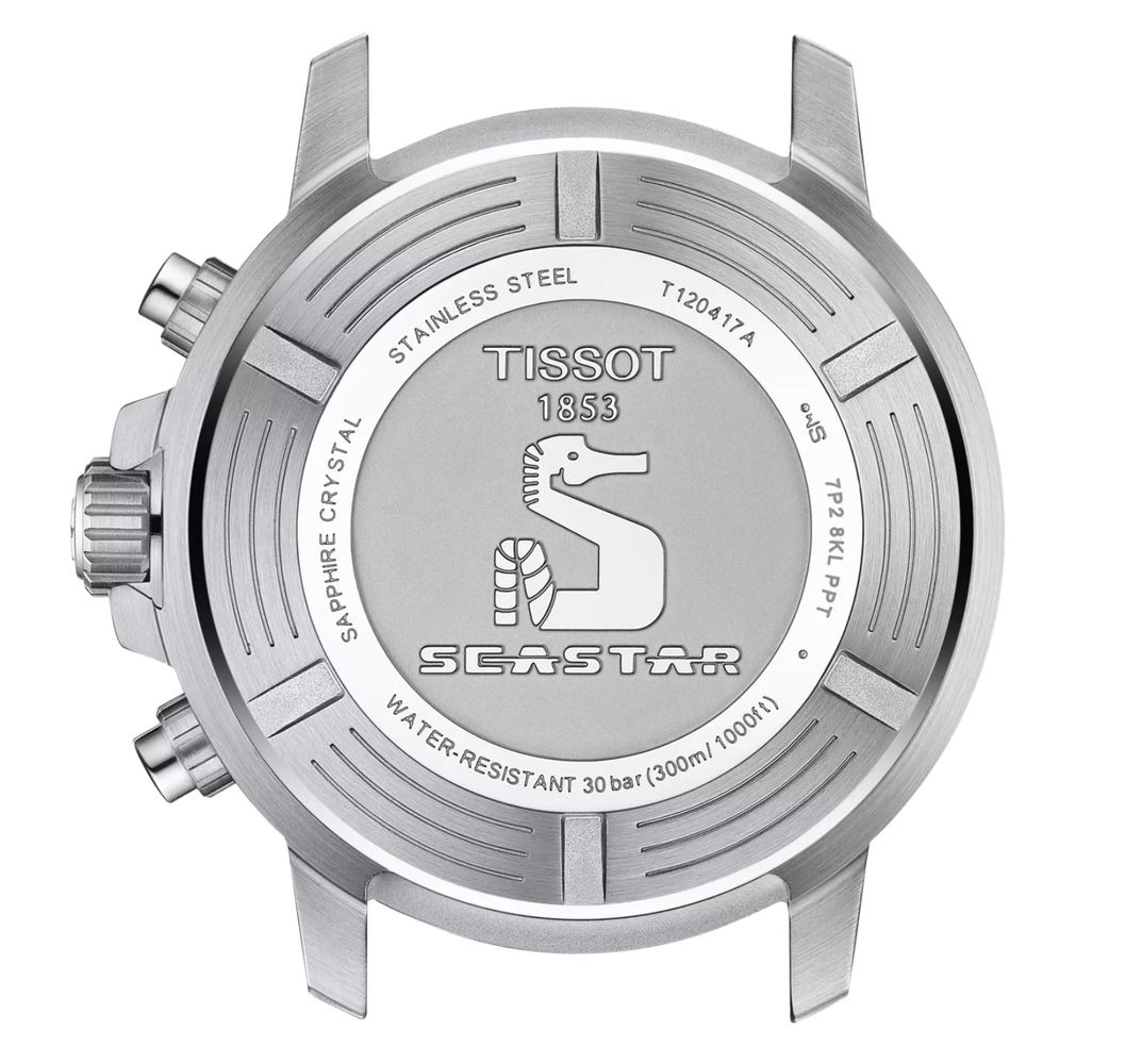 Мужские кварцевый часы Tissot T120 T-Sport Seastar 1000   T120.417.17.051.03 черный текстиль — Изображение 3