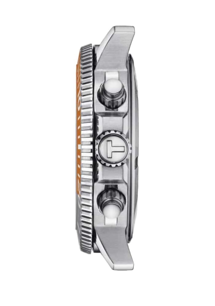 Мужские часы Tissot T120 T-Sport Seastar 1000 T120.417.17.081.01, механизм кварцевый, циферблат серый, браслет текстиль — Изображение 4