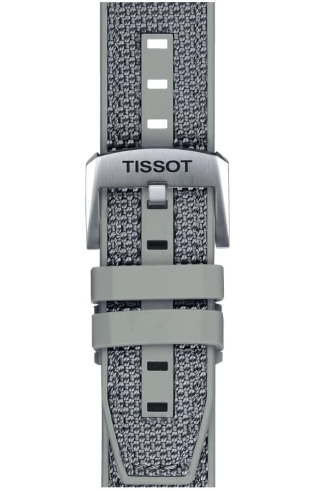 Мужские часы Tissot T120 T-Sport Seastar 1000 T120.417.17.081.01, механизм кварцевый, циферблат серый, браслет текстиль — Изображение 5