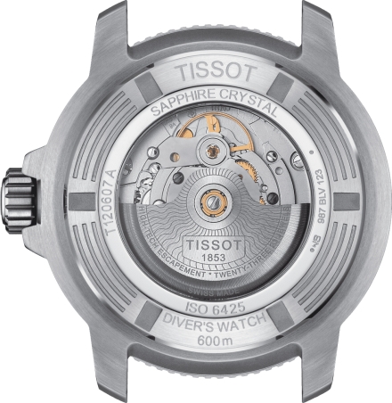 Мужские механический с автоподзаводом часы Tissot T066 T-Sport Seastar 1000 T120.607.17.441.00 черный каучук — Изображение 2