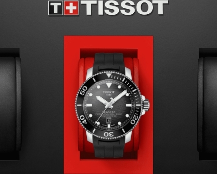 Мужские механический с автоподзаводом часы Tissot T066 T-Sport Seastar 1000 T120.607.17.441.00 черный каучук — Изображение 5