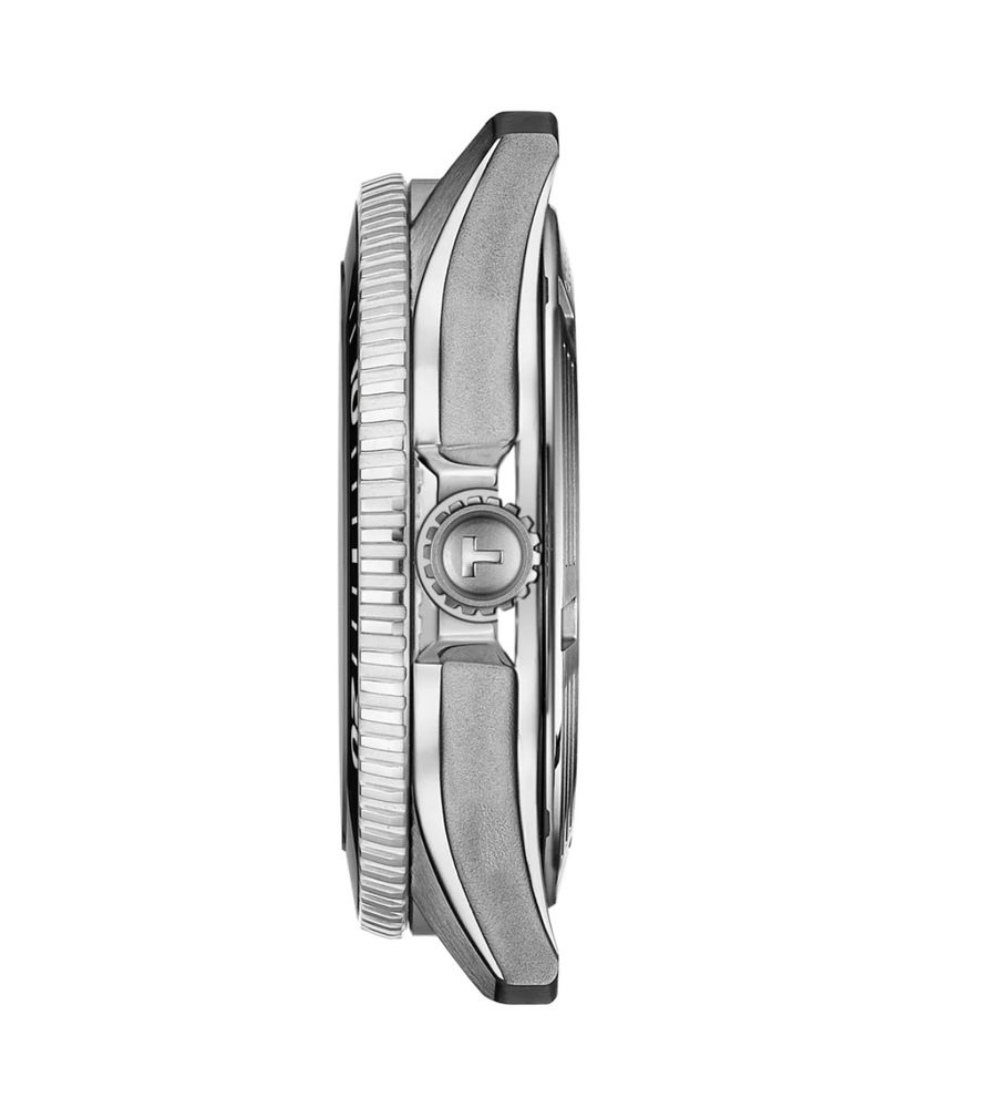Мужские часы Tissot T120 T-Sport Seastar 1000 T120.807.11.051.00, механизм механический с автоподзаводом, циферблат черный, браслет hержавеющая сталь — Изображение 2