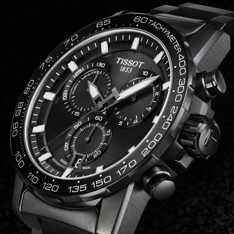 Мужские часы Tissot T125 T-Sport Supersport Chrono Quartz T125.617.33.051.00, механизм кварцевый, циферблат черный, браслет нержавеющая сталь — Изображение 9