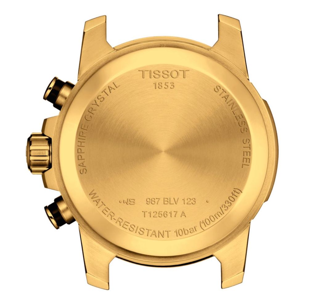 Мужские кварцевый часы Tissot T125 T-Sport Supersport Chrono Quartz T125.617.33.051.01 черный нержавеющая сталь + pvd — Изображение 3