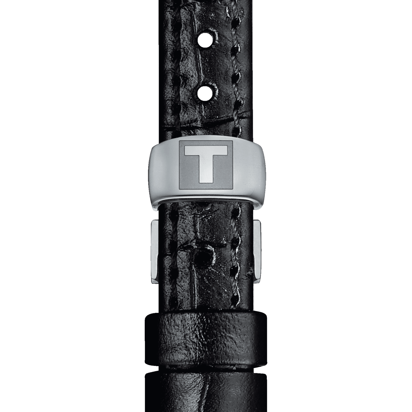 Женские часы Tissot T126 T-Lady Bellissima T126.010.16.013.00, механизм кварцевый, циферблат черный, браслет кожа — Изображение 2