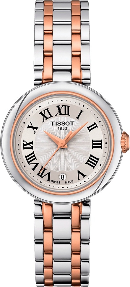 Женские кварцевый часы Tissot T126 T-Lady Bellissima T126.010.22.013.01 белый нержавеющая сталь — Изображение 1