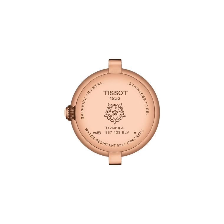 Женские часы Tissot T126 T-Lady Bellissima T126.010.36.013.00, механизм кварцевый, циферблат белый, браслет кожа — Изображение 2