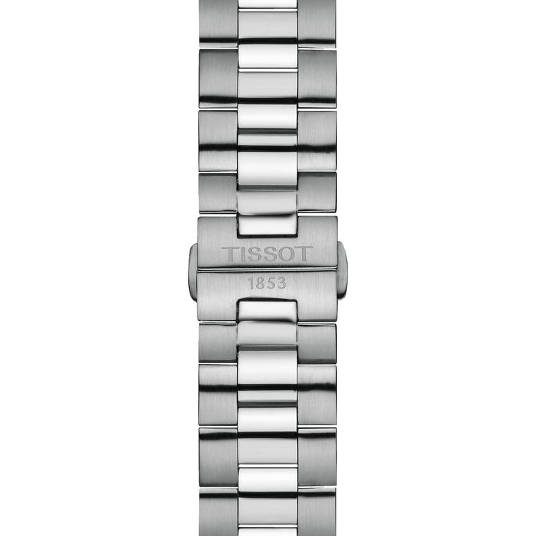 Мужские часы Tissot T098 T-Classic Gentleman T127.410.44.081.00, механизм кварцевый, циферблат серый, браслет титан — Изображение 7
