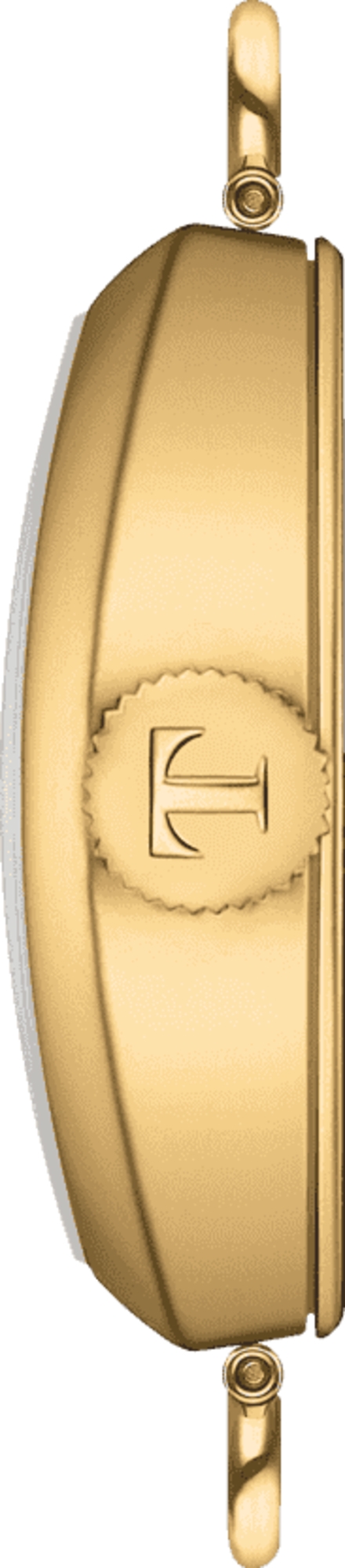 Женские механический часы Tissot T128 Heritage Porto T128.161.36.262.00 золотистый кожа — Изображение 3