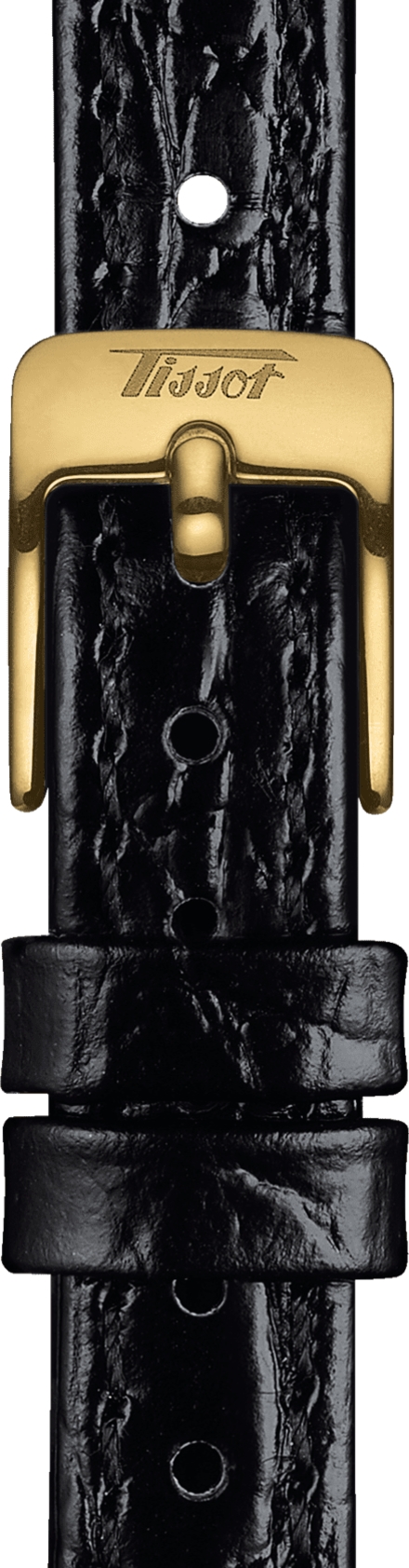 Женские механический часы Tissot T128 Heritage Porto T128.161.36.262.00 золотистый кожа — Изображение 6