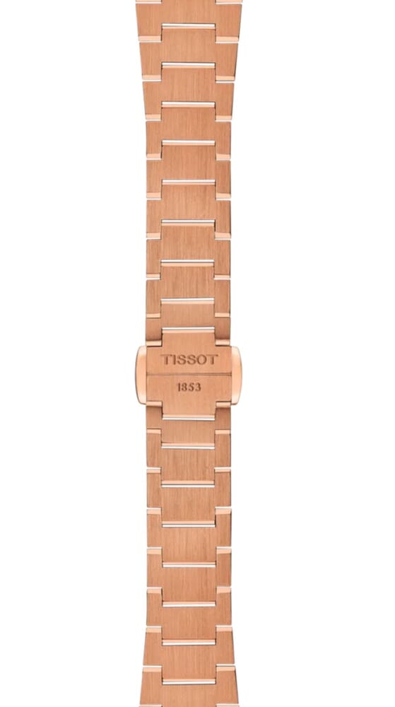 Женские часы Tissot T137 T-Classic PRX T137.010.33.506.00, механизм кварцевый, циферблат золотистый, браслет нержавеющая сталь + pvd — Изображение 4
