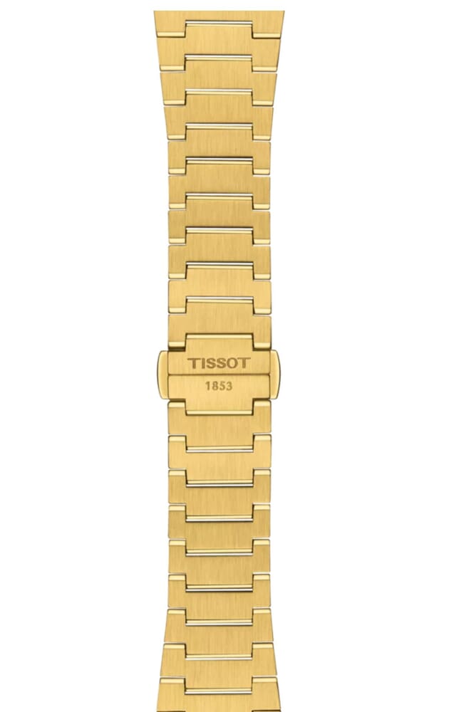 Женские механический с автоподзаводом часы Tissot T137 T-Classic PRX T137.207.33.021.00 золотистый нержавеющая сталь + pvd — Изображение 4