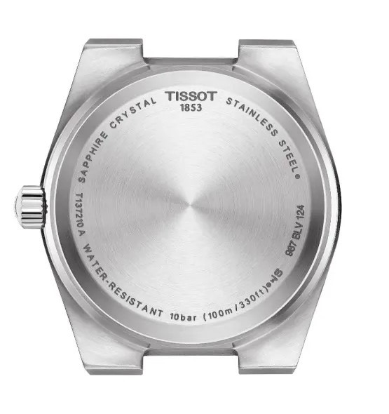 Женские часы Tissot T137 T-Classic PRX T137.210.11.091.00, механизм кварцевый, циферблат зеленый, браслет нержавеющая сталь — Изображение 4