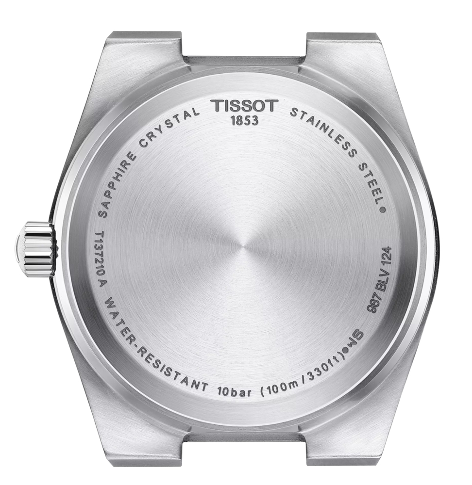 Женские часы Tissot T137 T-Classic PRX T137.210.11.331.00, механизм кварцевый, циферблат розовый, браслет нержавеющая сталь — Изображение 2