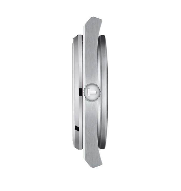 Мужские часы Tissot T137 T-Classic PRX T137.407.11.041.02, механизм механический с автоподзаводом, циферблат синий, браслет нержавеющая сталь — Изображение 2