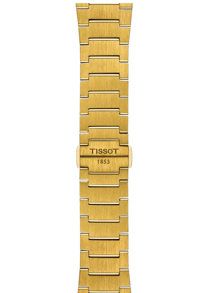 Мужские часы Tissot T137 T-Classic PRX T137.407.33.051.00, механизм механический с автоподзаводом, циферблат черный, браслет нержавеющая сталь + pvd — Изображение 4