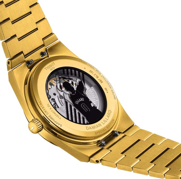 Мужские часы Tissot T137 T-Classic PRX T137.407.33.051.00, механизм механический с автоподзаводом, циферблат черный, браслет нержавеющая сталь + pvd — Изображение 7
