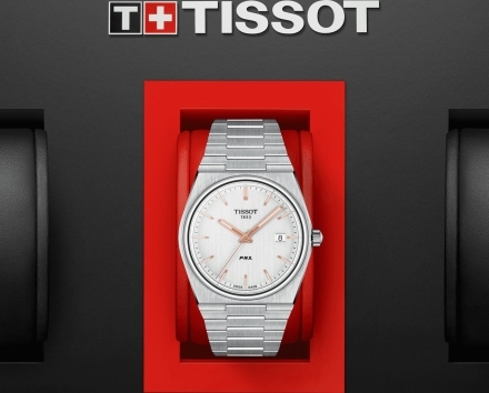 Мужские часы Tissot T137 T-Classic PRX T137.410.11.031.00, механизм кварцевый, циферблат серебристый, браслет нержавеющая сталь — Изображение 5