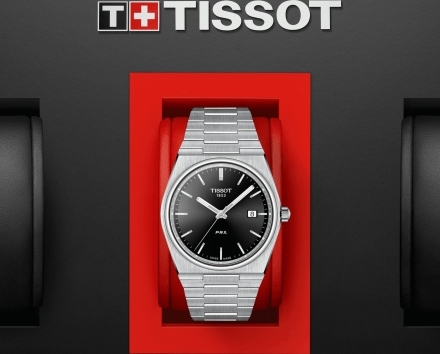 Мужские кварцевый часы Tissot T137 T-Classic PRX T137.410.11.051.00 черный нержавеющая сталь — Изображение 5