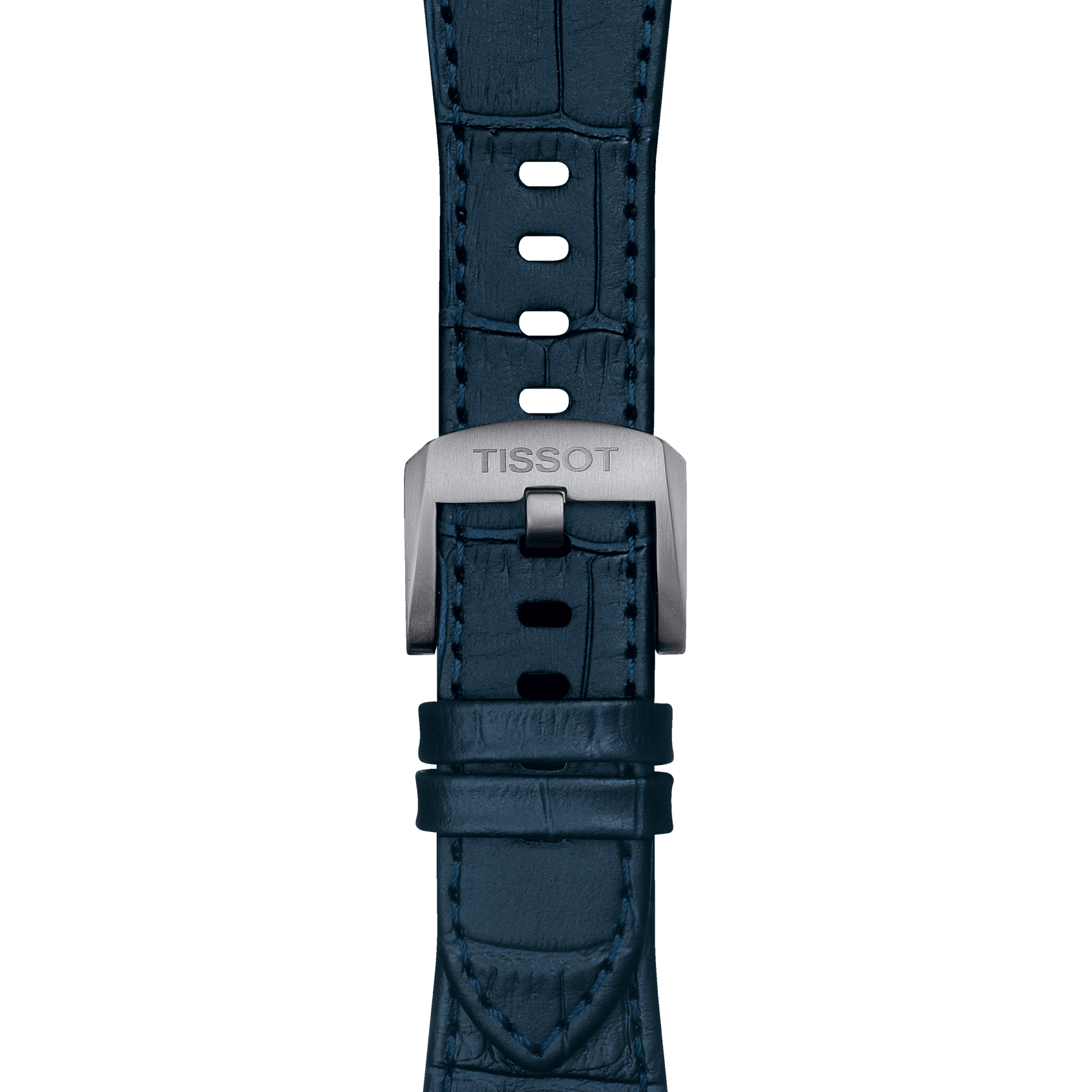 Мужские часы Tissot T137 T-Classic PRX T137.410.16.041.00, механизм кварцевый, циферблат синий, браслет кожа — Изображение 2