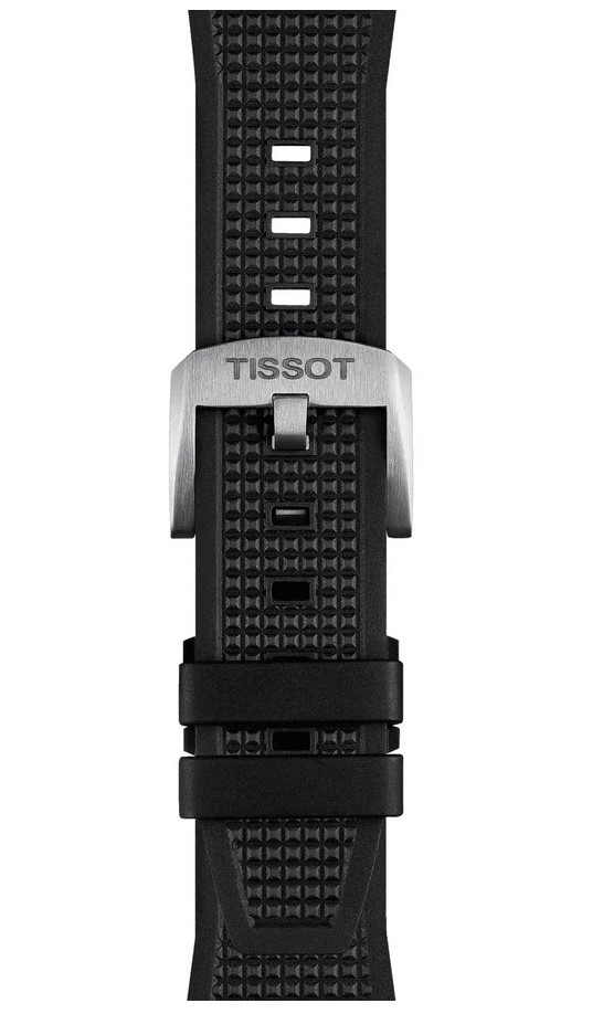 Мужские часы Tissot T137 T-Classic PRX T137.410.17.051.00, механизм кварцевый, циферблат черный, браслет каучук — Изображение 2
