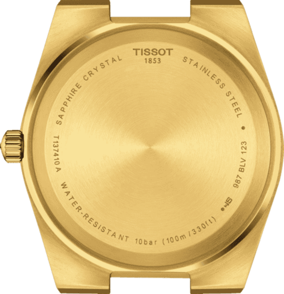 Мужские часы Tissot T137 T-Classic PRX T137.410.33.021.00, механизм кварцевый, циферблат шампань, браслет нержавеющая сталь — Изображение 3