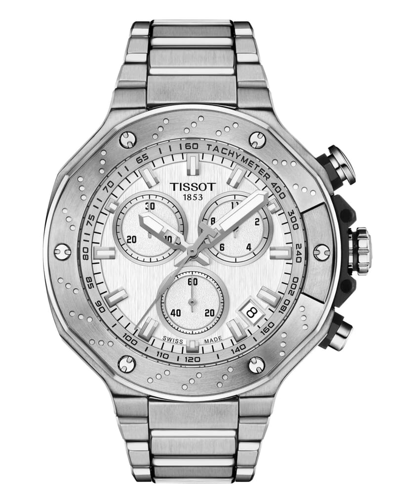 Мужские кварцевый часы Tissot T141 T-Sport  T-Race T141.417.11.031.00 серебристый нержавеющая сталь — Изображение 1