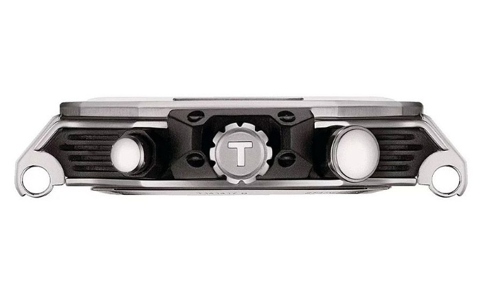 Мужские часы Tissot T141 T-Sport T-Race Chronograph T141.417.17.011.00, механизм кварцевый, циферблат белый, браслет нержавеющая сталь — Изображение 5