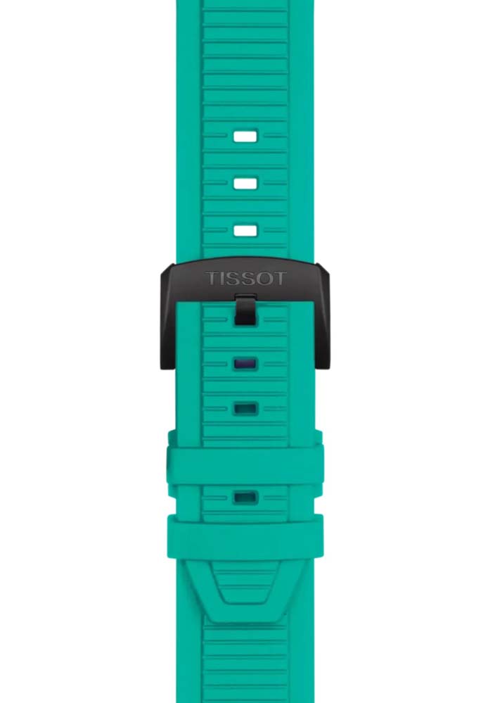 Мужские часы Tissot T141 T-Sport  T-Race T141.417.37.051.01, механизм кварцевый, циферблат черный, браслет синтетика — Изображение 4