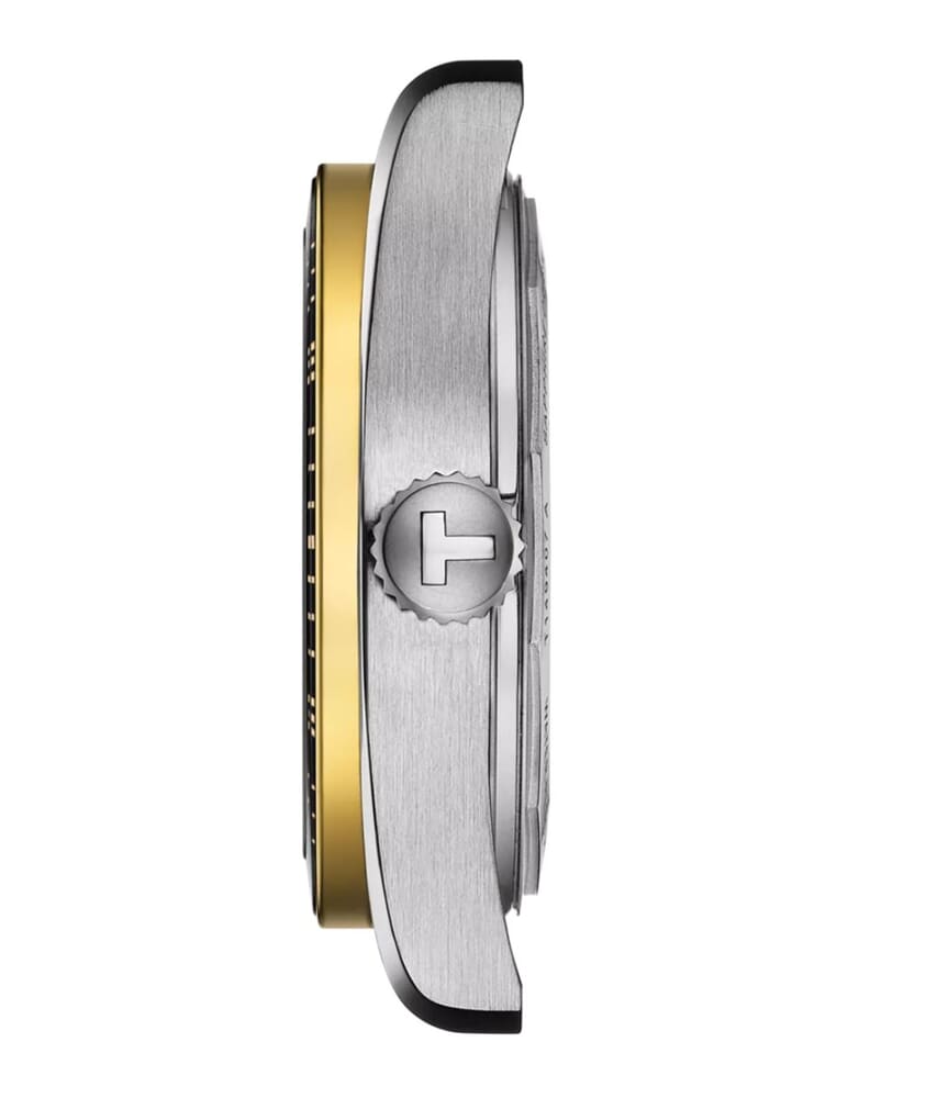Мужские часы Tissot T149 T-Sport PR 516 T149.407.22.011.00, механизм механический с автоподзаводом, циферблат белый, браслет нержавеющая сталь + pvd — Изображение 2