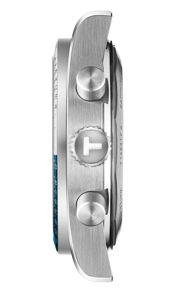 Мужские кварцевый часы Tissot T149 T-Sport PR 516 T149.417.11.041.00 синий нержавеющая сталь — Изображение 2