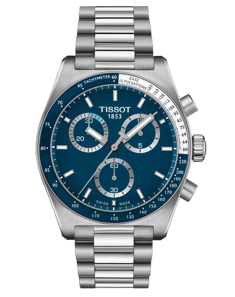 Мужские кварцевый часы Tissot T149 T-Sport PR 516 T149.417.11.041.00 синий нержавеющая сталь — Изображение 1