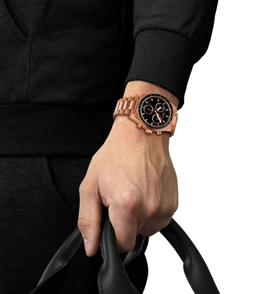Мужские часы Tissot T149 T-Sport PR 516 T149.417.33.051.00, механизм кварцевый, циферблат черный, браслет нержавеющая сталь + pvd — Изображение 5