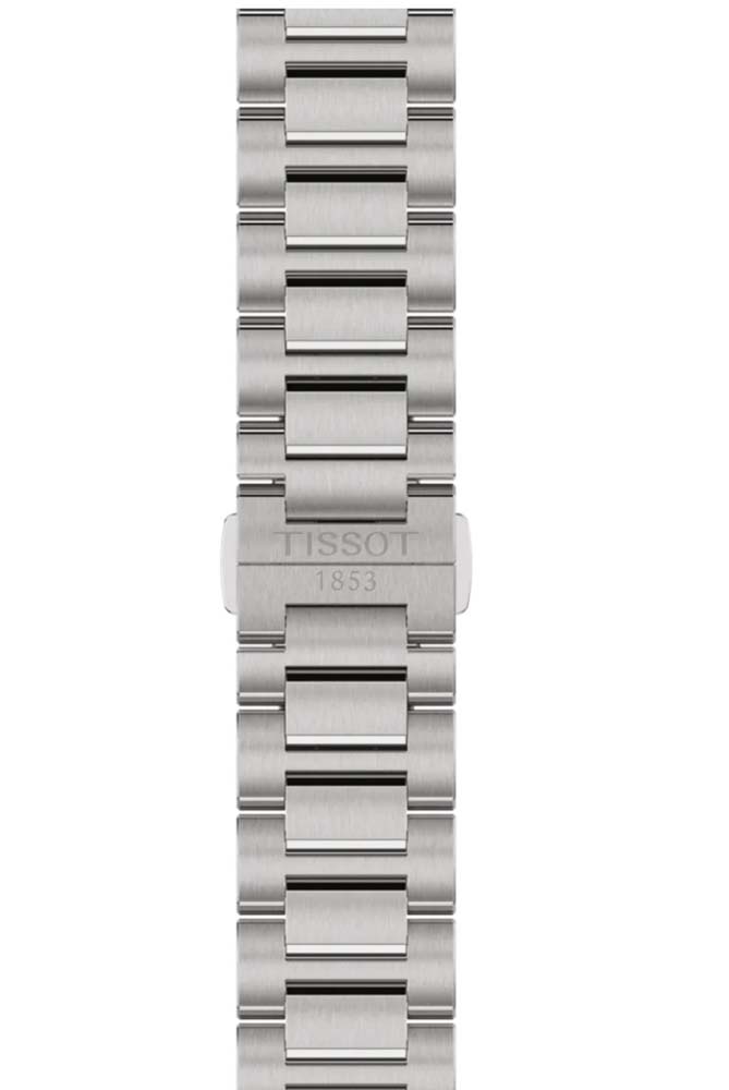 Унисекс часы Tissot T150 T-Classic PRC 100 T151.422.11.031.00, механизм кварцевый, циферблат серебристый, браслет нержавеющая сталь — Изображение 4