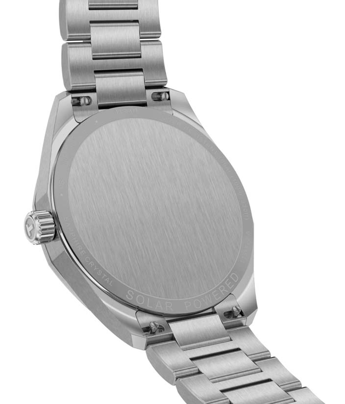 Унисекс часы Tissot T150 T-Classic PRC 100 T151.422.11.031.00, механизм кварцевый, циферблат серебристый, браслет нержавеющая сталь — Изображение 6
