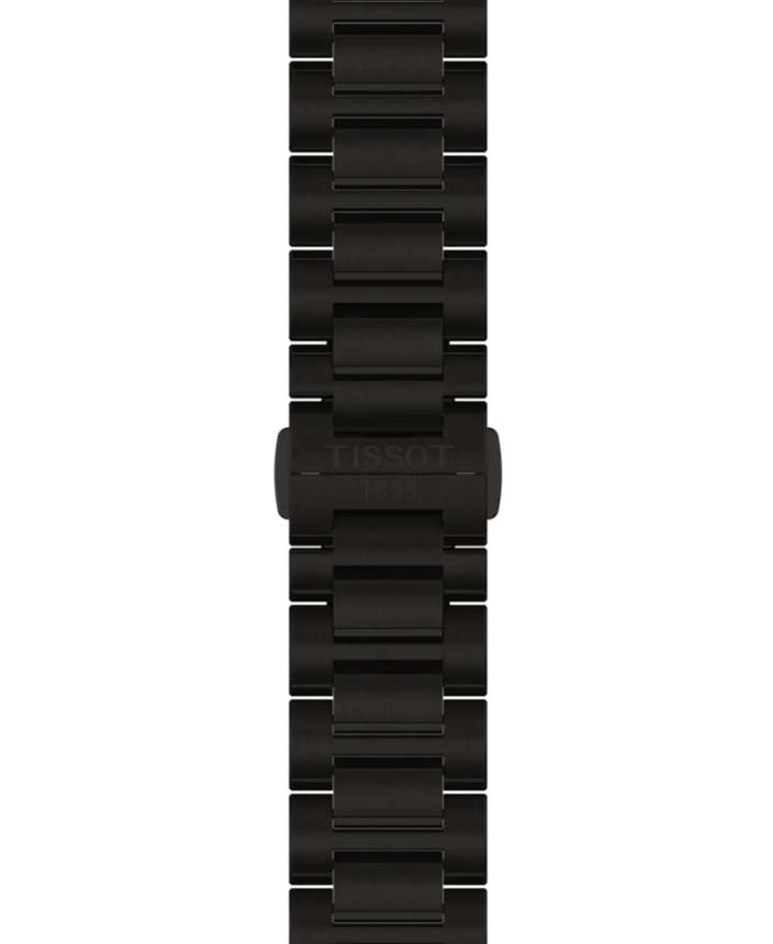 Унисекс часы Tissot T150 T-Classic PRC 100 T151.422.33.051.00, механизм кварцевый, циферблат черный, браслет нержавеющая сталь + pvd — Изображение 4