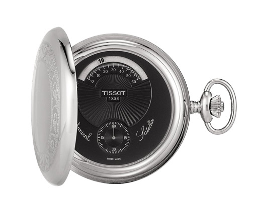 Унисекс часы Tissot T81 82 83 851 86 T-Pocket Specials T851.405.99.050.00, механизм механический с ручным заводом, циферблат черный, браслет  — Изображение 1