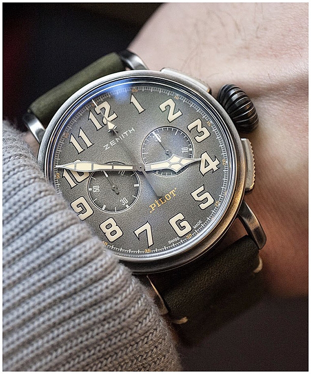 Швейцарские часы Zenith Type 20 Chronograph 11.2430.4069-21.C773