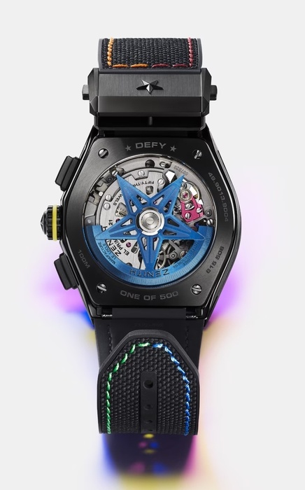 Мужские механический с автоподзаводом часы Zenith Defy 49.9013.9004-21.R952 черный каучук — Изображение 2